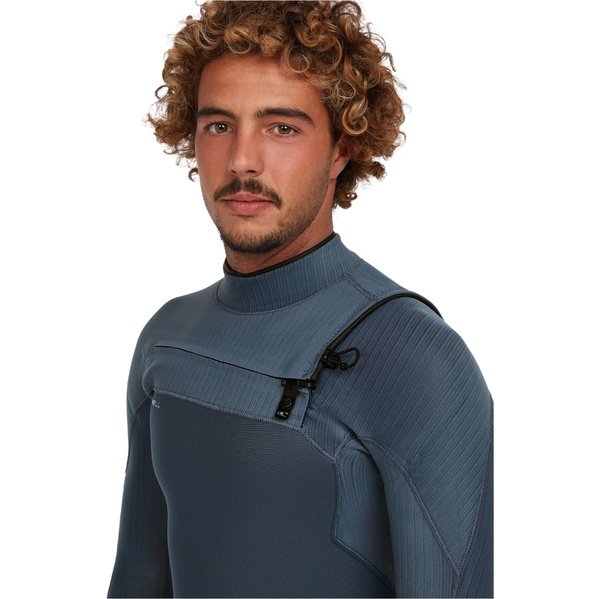 2025 O'Neill Mens Hyperfreak 3/2+mm Chest Zip Wetsuit 5343 - Dark Orion / Copen Blue